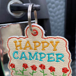 Stickdatei Camper Camping Anhänger Schlüsselanhänger ITH - Sewando