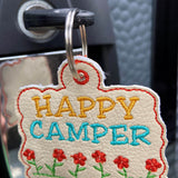 Stickdatei Camper Camping Anhänger Schlüsselanhänger ITH - Sewando