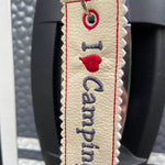 Stickdatei Camper Camping Anhänger Schlüsselanhänger ITH - Sewando