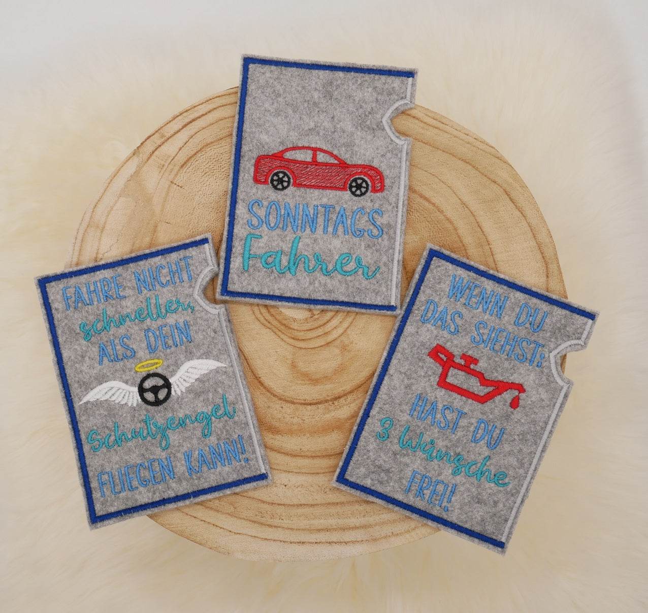 Stickdatei Set ITH KFZ-Schein Hüllen - Sewando
