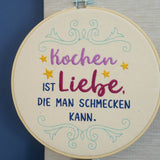 Stickdatei-Set mit Sprüchen zum Thema Küche & Kochen - Sewando