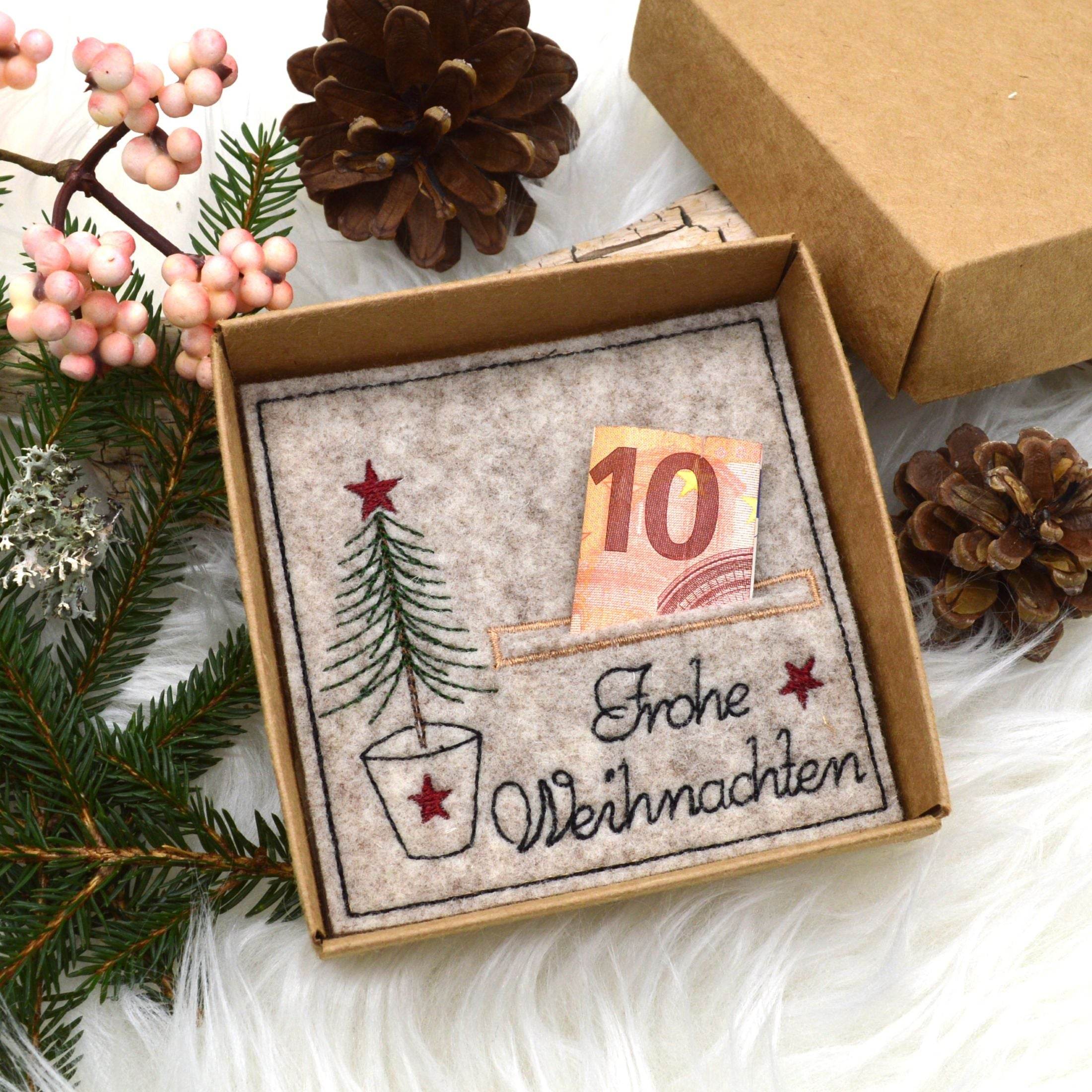 Stickdatei Wunscherfüller Weihnachten mit Anhänger - Sewando