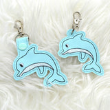 Stickdatei Delfin Schlüsselanhänger ITH Stickdatei - Sewando