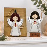 Stickdatei ITH Engel Adventskalender 13x18cm