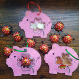 Stickdatei Glücksschwein Silvester ITH Füllobjekt