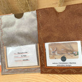 Stickdatei Impfpass Hülle 13x18 für Hunde, ITH Stickdesign - Sewando
