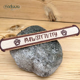 Stickdatei Armband “Pawsitivity” Set mit 5 Größen, ITH Schmuck ab 6x18