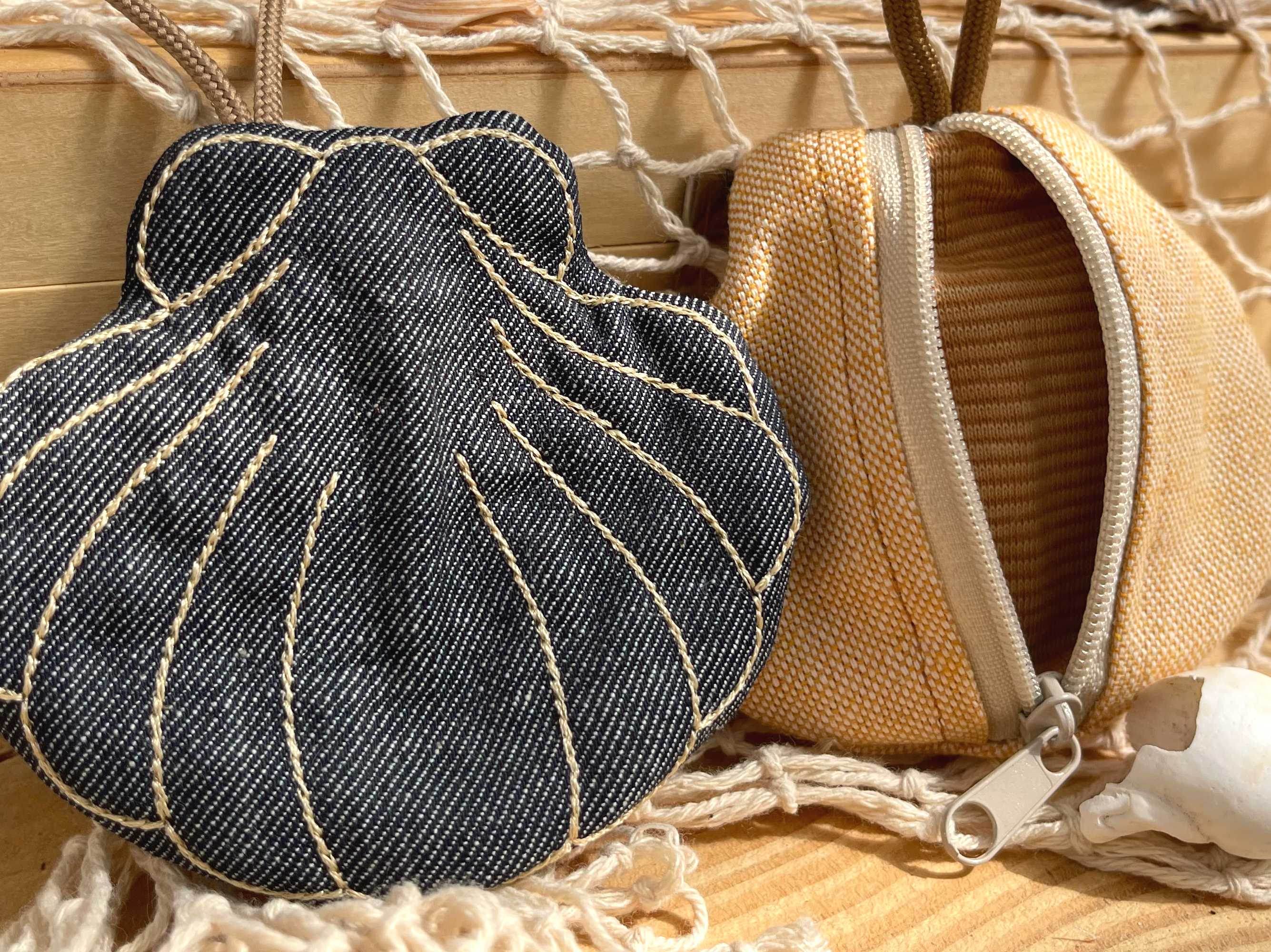 Stickdatei Muschel Tasche für 10x10 Rahmen mit Reißverschluss, In The Hoop Junior Shell Bag - Sewando
