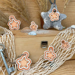 Stickdatei Seestern Mini-Anhänger, In The Hoop für 10x10 Rahmen - Sewando