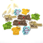 Stickdatei ITH Anhänger Spruch Sprüche SET Bundle - Sewando