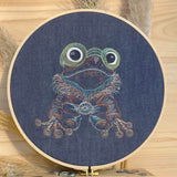 Stickdatei Steampunk Frosch Set 6 Größen - Sewando