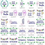 Stickdatei Set für alle Anlässe 124 Designs in verschiedenen Größen - Sewando