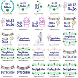 Stickdatei Set für alle Anlässe 124 Designs in verschiedenen Größen - Sewando