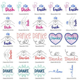 Stickdatei Set für alle Anlässe 124 Designs in verschiedenen Größen - Sewando