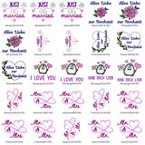 Stickdatei Set für alle Anlässe 124 Designs in verschiedenen Größen - Sewando