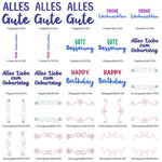 Stickdatei Set für alle Anlässe 124 Designs in verschiedenen Größen - Sewando