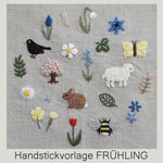 Handstickvorlage FRÜHLING - Sewando