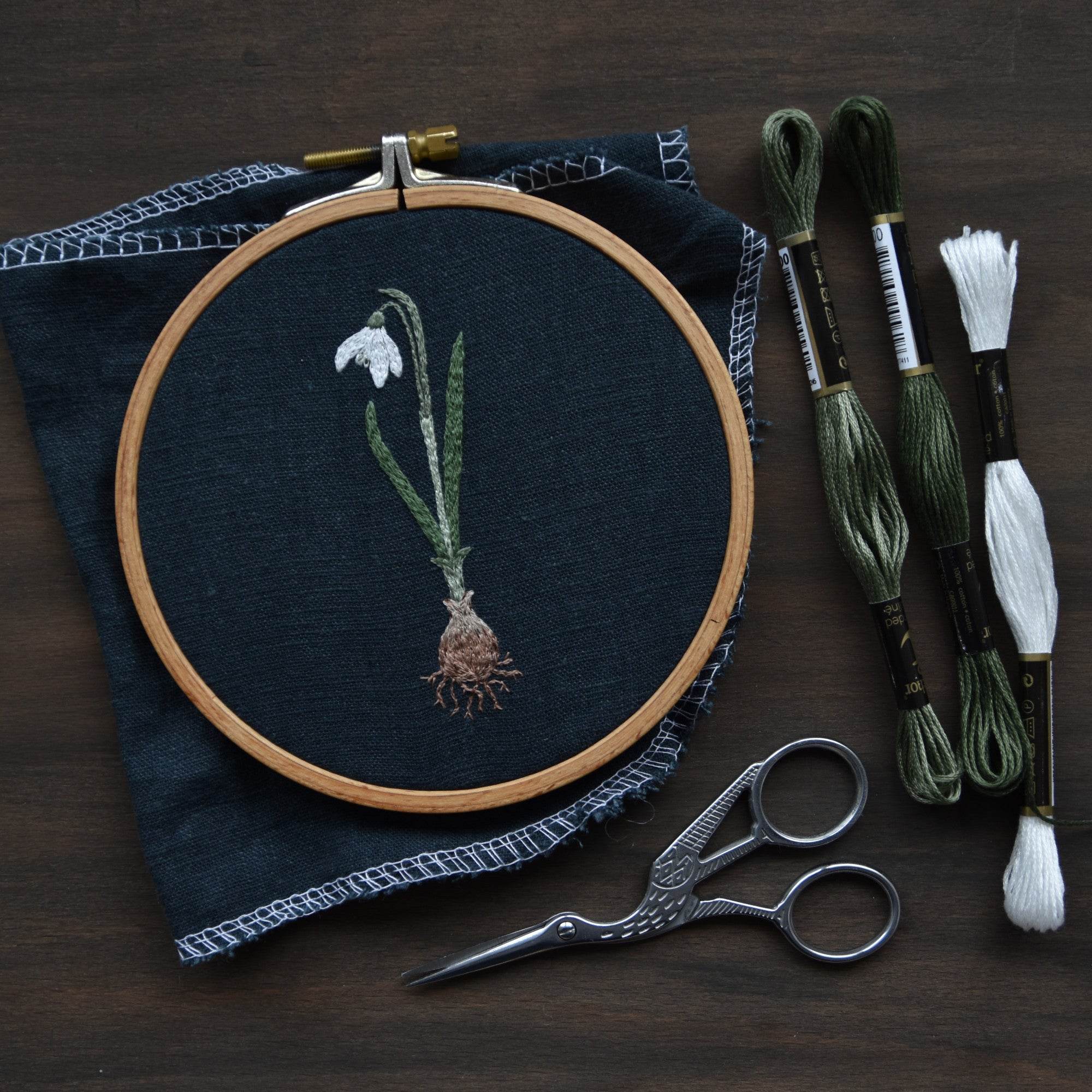 Handstickvorlage FRÜHLINGSBLUMEN - Sewando