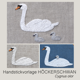 Handstickvorlage HÖCKERSCHWAN