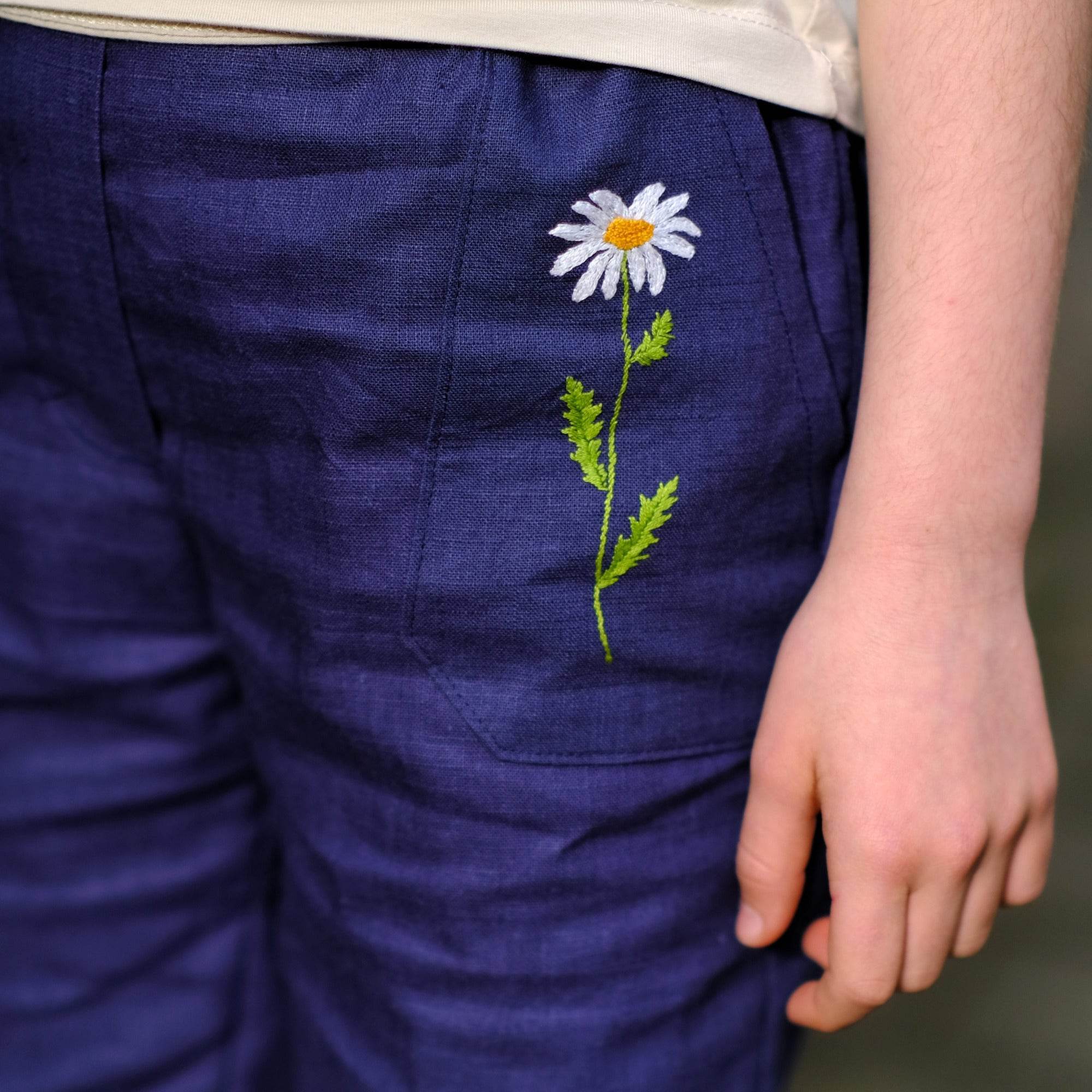 Handstickvorlage WIESENBLUMEN - Sewando
