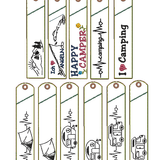 Stickdatei Camping Outdoor Etuis Stifteetui schmal für einen oder zwei Kugelschreiber - Sewando
