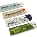 Stickdatei Camping Outdoor Etuis Stifteetui schmal für einen oder zwei Kugelschreiber - Sewando
