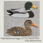 Handstickvorlage STOCKENTEN - Sewando