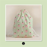 Stoffdesign – Erdbeeren auf Ringel - Sewando