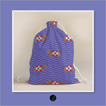 Stoffdesign – Dackel mit Schwimmreifen blau - Sewando