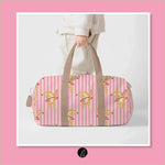 Stoffdesign – Tiger mit Hula-Hoop-Reifen rosa - Sewando