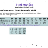 Schnittmuster Kleid "Blueberry Sky" Gr. 80-104