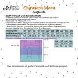 Schnittmuster Longhoodie "Cinnamon Moon" Gr. 80-164