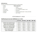 Arven Mantel Gr. 32 - 52