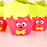 Plotterdatei - Geschenkverpackung „Erdbeer Monster“ 3in1 inkl. Anleitung - Sewando