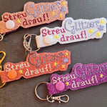 Stickdatei ITH Anhänger Streu Glitzer drauf! - Sewando