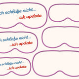 6x Stickdatei "Stups" Schlafmaske für kleine Nasen