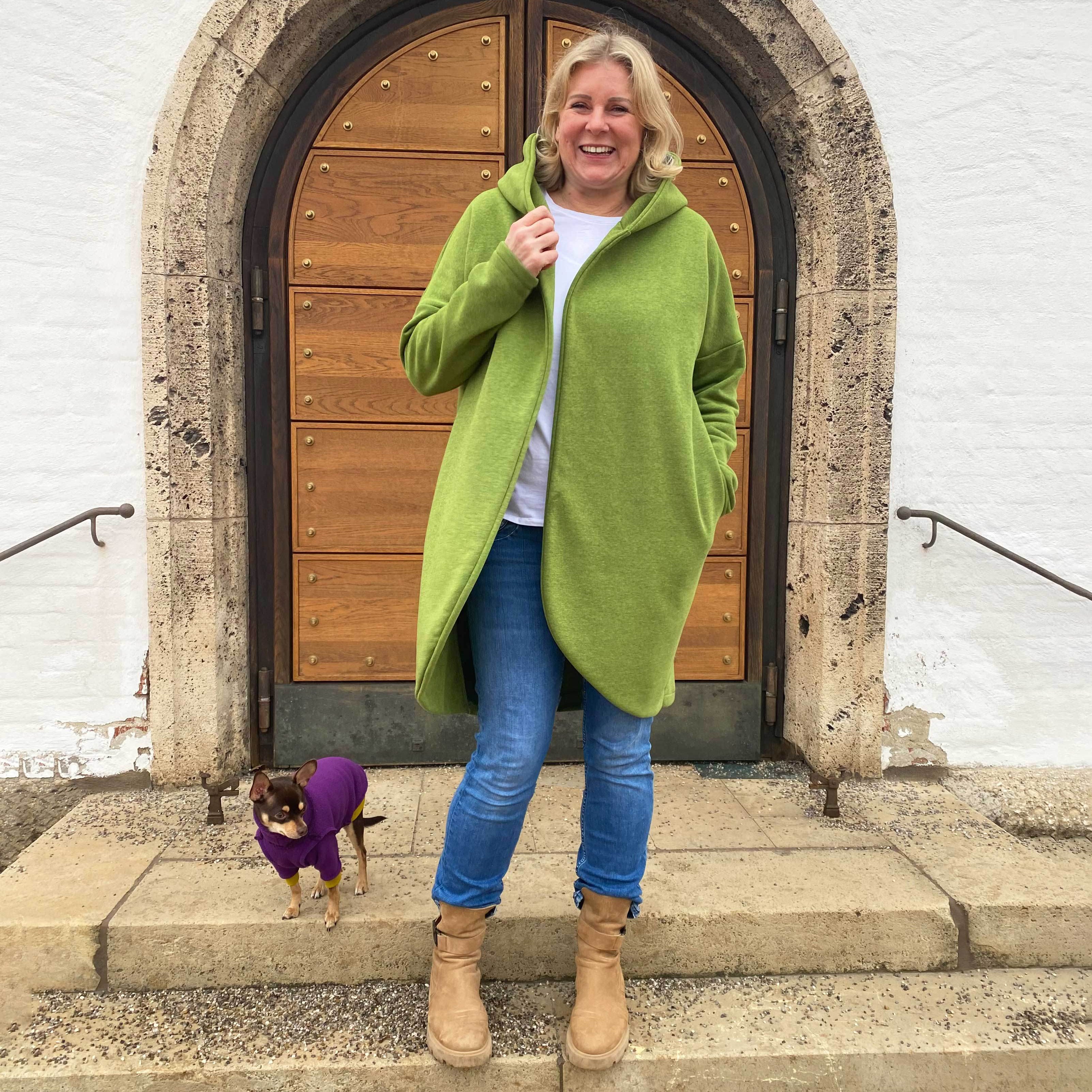 Schnittmuster Sweatmantel SUMARE (XXS-3XL) : - Sewando