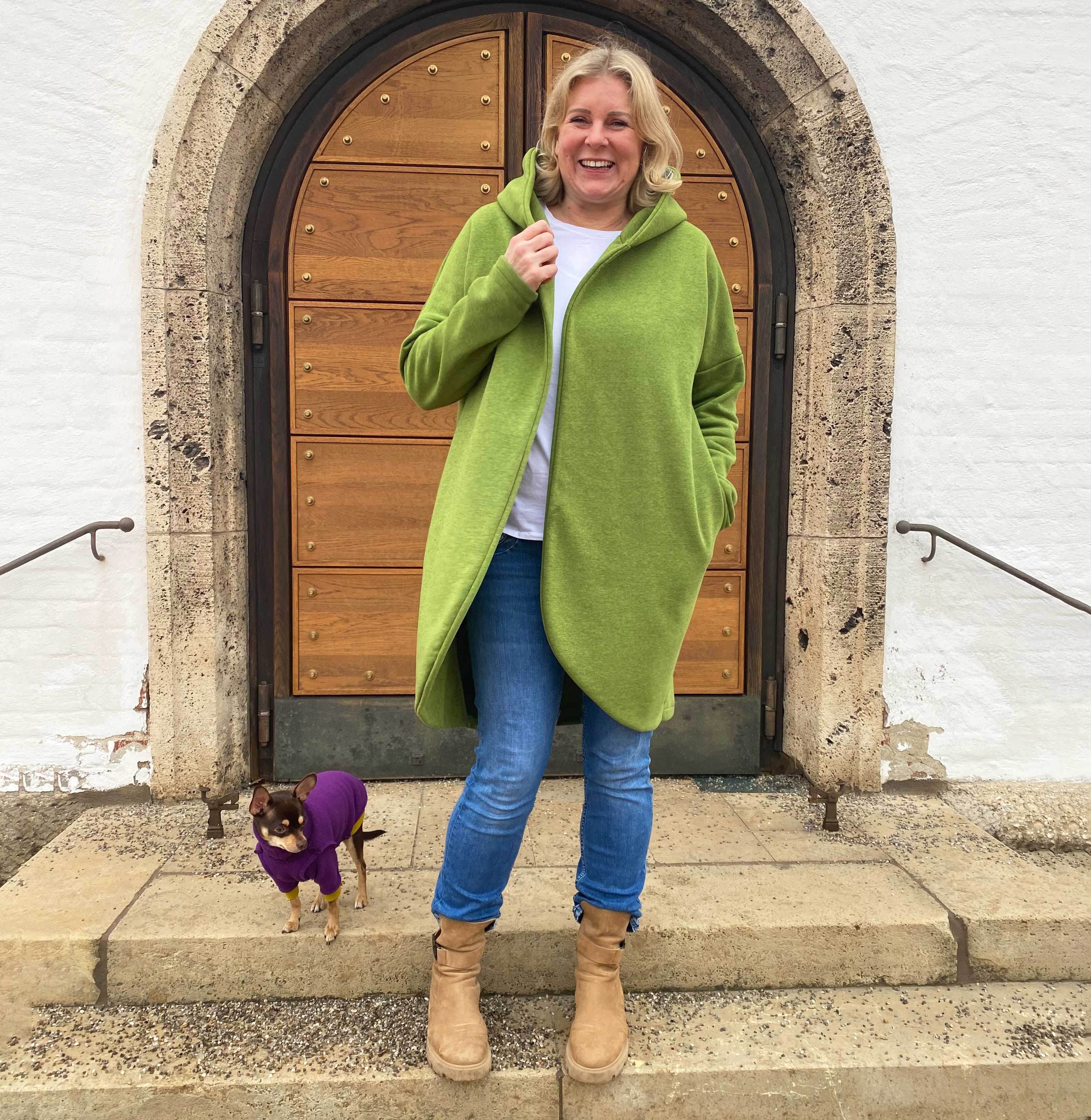 Schnittmuster Sweatmantel SUMARE (XXS-3XL) : - Sewando