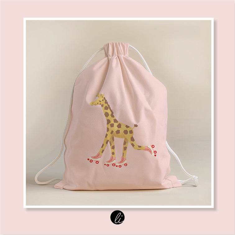 Bügelbild-Design-sportliche Giraffe - Sewando