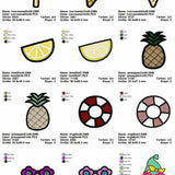 Stickdatei Set Summergnomes Handtuchmotive für den Sommer - Sewando
