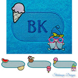 Stickdatei Set Summergnomes Handtuchmotive für den Sommer - Sewando