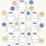 Ebook Schnittmuster SunbreakShirt Gr. 74 bis 164