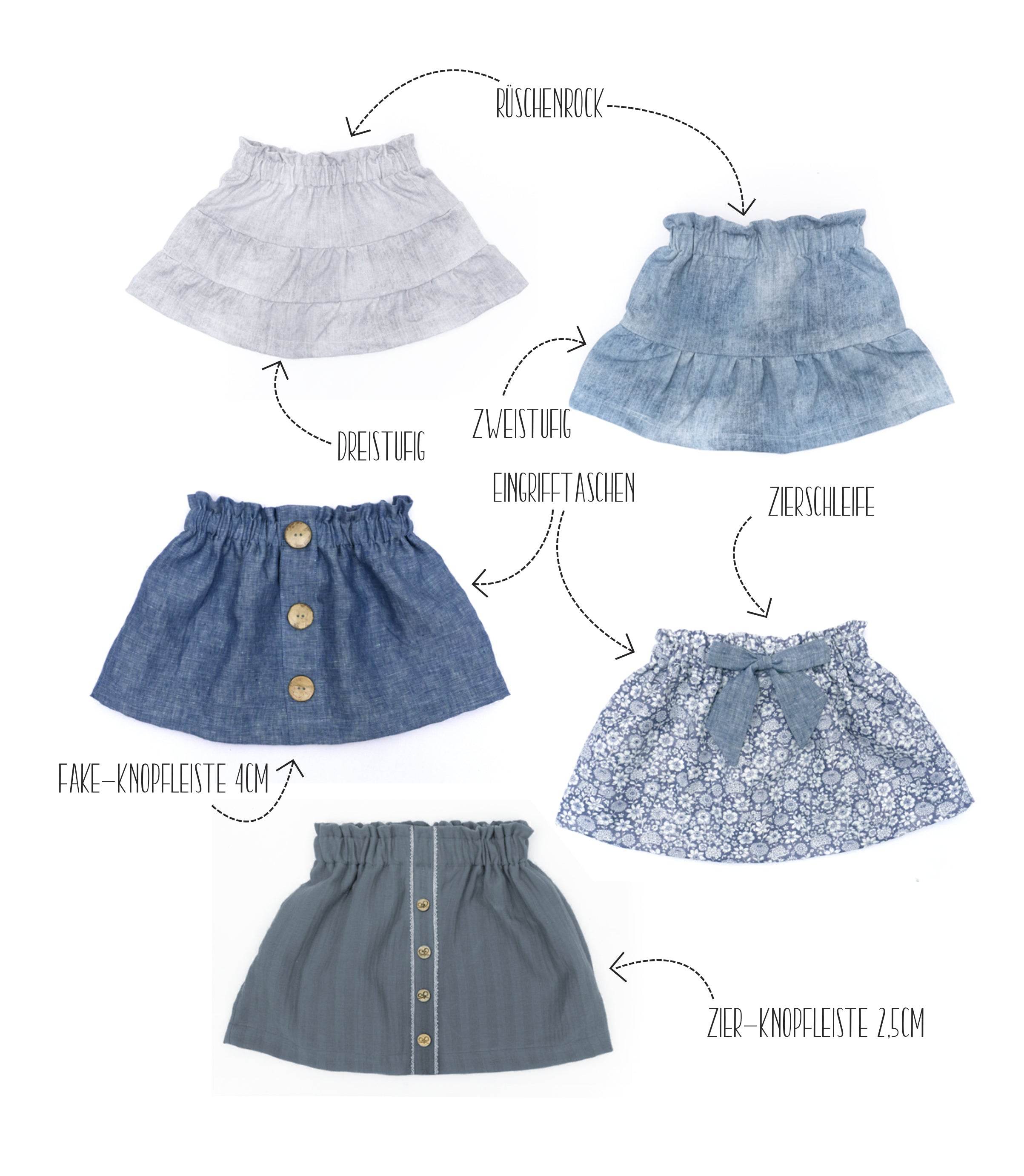 Schnittmuster Sunny Skirt 80-146 [Digital] - Sewando