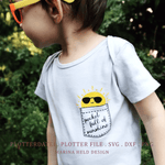 Plotterdatei süße Sonne pocket full of sunshine - Sewando
