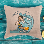 Surfer Stickdatei – cooles Sommermotiv für Kinder & Strandprojekte - Sewando