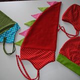 Susanna Mützen und Schal/Schnittmuster & Bildnähanleitung, Kopfumfang 44–58 cm. Für Babys und Kinder geeignet.Ebook/PDF Datei