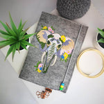 Elefant Stickdatei, majestätisches Tiermotiv für deine Stickmaschine - Sewando