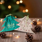 Tannenwald-Nähbundle – Tannenbaum Schnittmuster für 3D Bäume, Geschenkbeutel & Kuschelkissen PDF