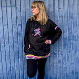 Schnittmuster Oversized Hoodie Weites Winter Meer Damen