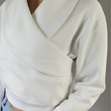 Schnittmuster Pullover, V-Ausschnitt, lange Ärmel, Größe 36 - 50, sewing pattern Sweater - Sewando